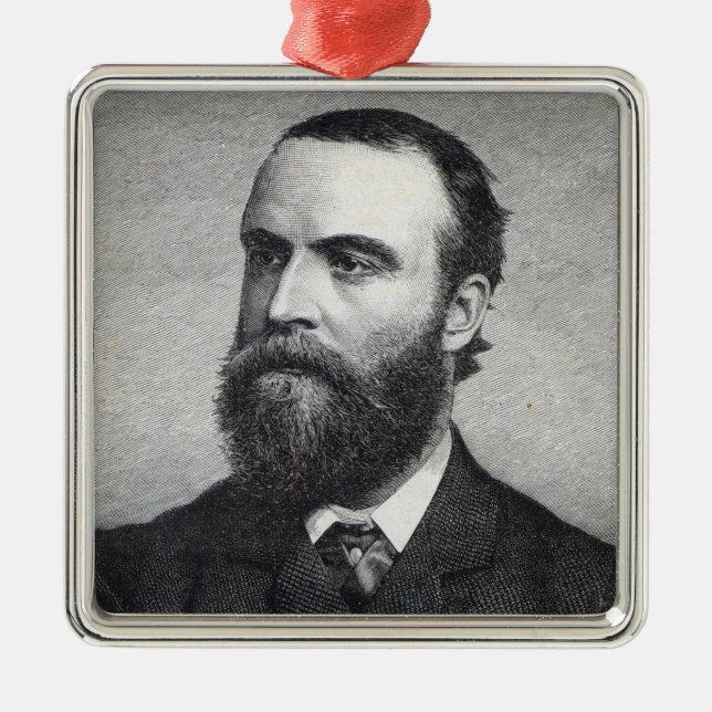 Charles Stewart Parnell Julgransprydnad Metall (Framsidan)
