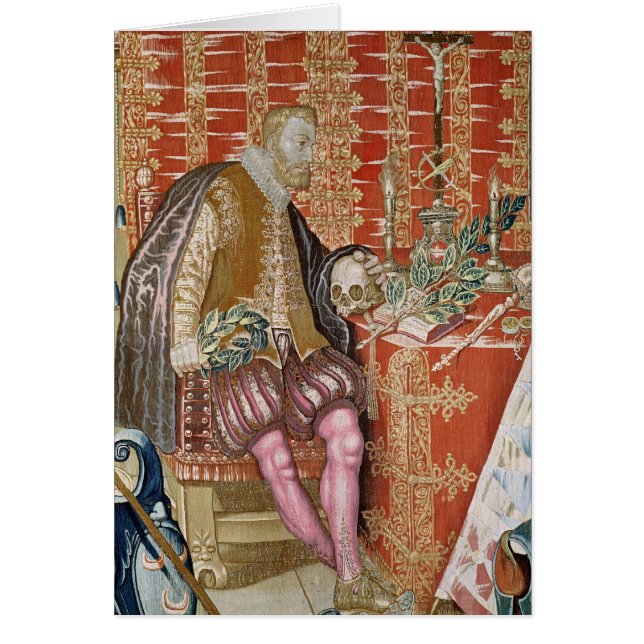Charles V från 'tapestryen av Charles Hälsningskort (Framsidan)