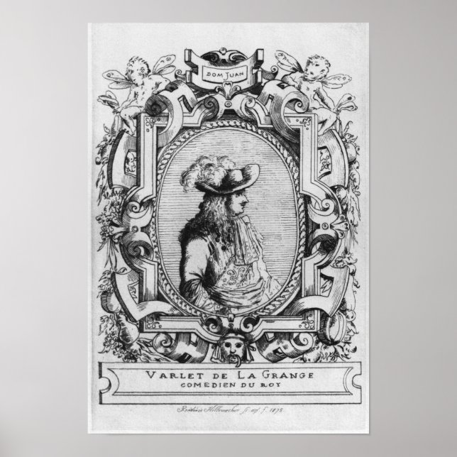 Charles Varlet, känd som La Grange Poster (Framsidan)