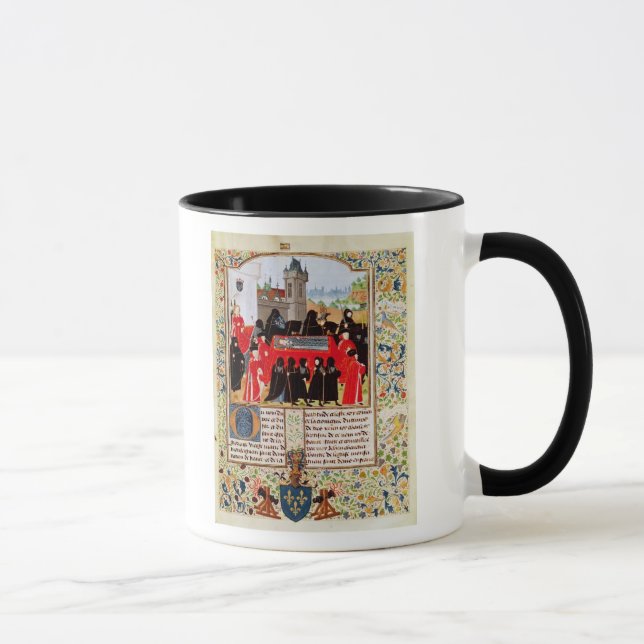 Charles VI av Frankrike begravning Mugg (Höger)
