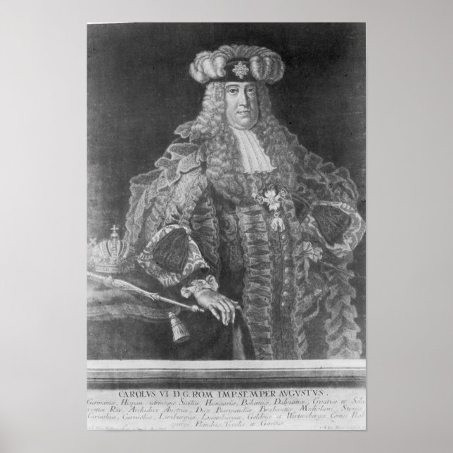 Charles VI, Heliga Roman Emperor Poster (Framsidan)