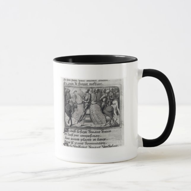 Charles VII och Joan av bågen på siegen av Mugg (Höger)