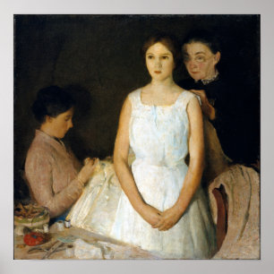 Charles W. Hawthorne The Trousseau Poster