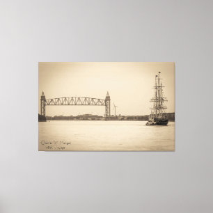 Charles W. Morgan 38th Voyage Canvastryck