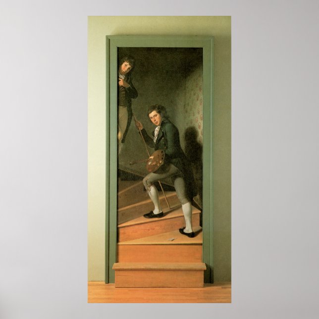 Charles Willson Peale the Staircase Group Poster (Framsidan)