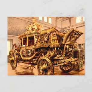 Charles X Carriage, Versailles, Frankrike Vykort
