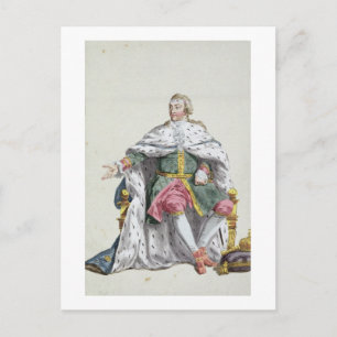 Charles XII (1682-1718) Kung i Sverige från Receu Vykort