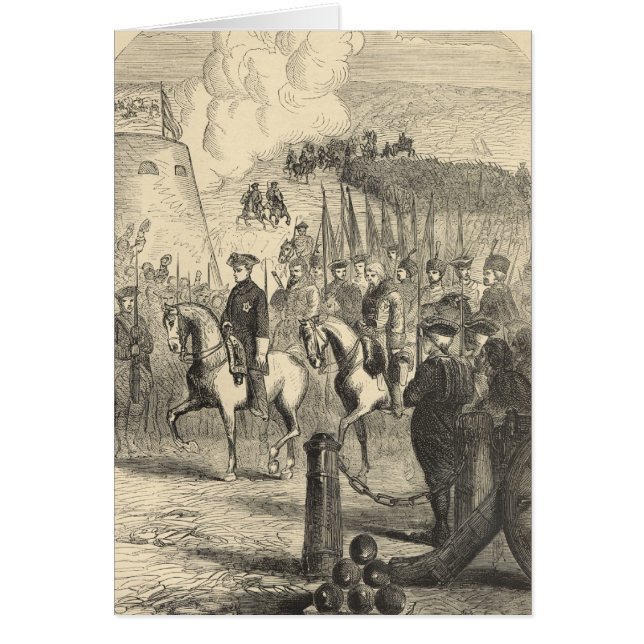 Charles XII av skrivande in Köpenhamn för sverige Hälsningskort (Framsidan)