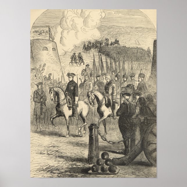 Charles XII från Sverigen till Köpenhamn Poster (Framsidan)