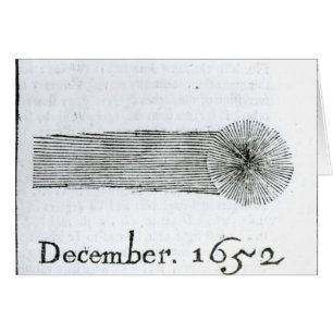 Charless komet, December 1652 Hälsningskort