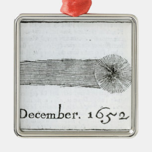 Charless komet, December 1652 Julgransprydnad Metall