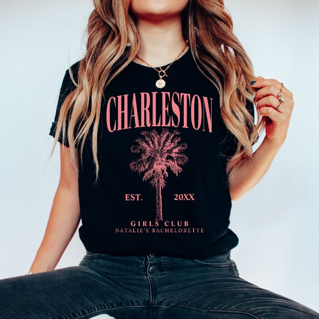 Charleston Bachelorette Anpassningsbar Luxury Soci T Shirt (Skapare uppladdad)