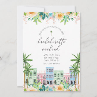 Charleston Bachelorette-inbjudan och italienska