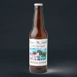 Charleston Bachelorette Party Beer Label Ölflaska Etikett<br><div class="desc">Backa upp lite roligt med den här pulserande charlestontemade öletiketten skapat för bruden och hennes ultimata Sip Squad! Med den lekande frasen "Future Mrs Smith & the Sip Squad" är denna märkning perfektens sätt att klä dina bröder för en strandbänk, tak top party eller låg nyckel-flickors natt in. Designat med...</div>