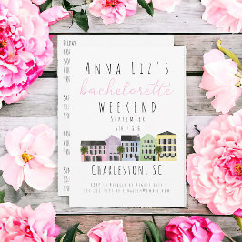 Charleston Bachelorette Party Helg Itinerary Inbjudningar