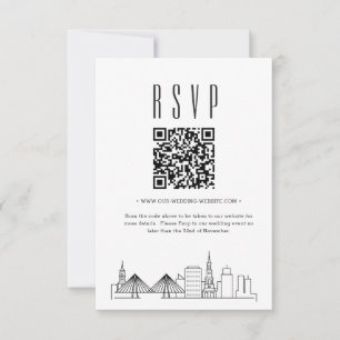 Charleston Bröllop QR-OSA OSA Kort