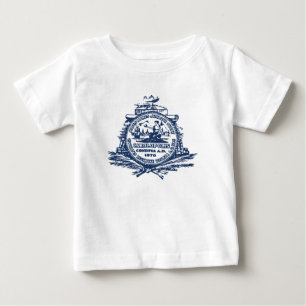 Charleston Emblem, South Carolina Baby T-Shirt
