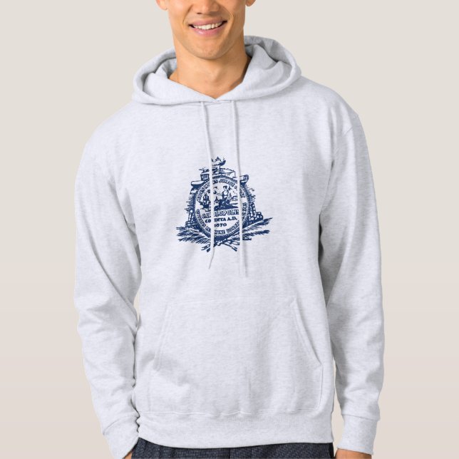 Charleston Emblem, South Carolina Hoodie (Framsida)