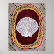 Charleston Farmhouse Snäcka Print Wall Hanging