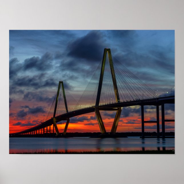 Charleston Fire like Sunset Poster (Framsidan)