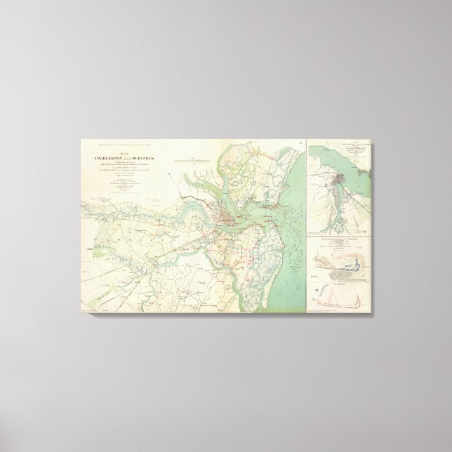 Charleston, försvar canvastryck (Framsida)