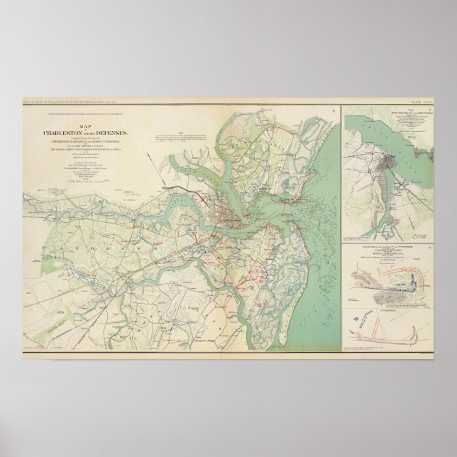 Charleston, försvar poster (Framsidan)