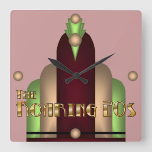 Charleston Fyrkantig Klocka