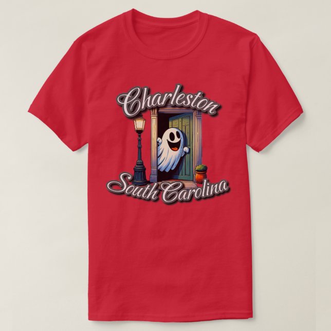 Charleston Ghost T Shirt (Design framsida)