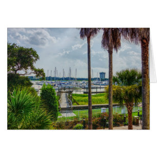 Charleston Harbour Greeting Card Hälsningskort