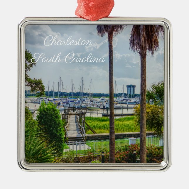 Charleston Harbour Julgransprydnad Metall (Framsidan)