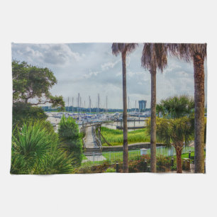 Charleston Harbour Kökshandduk