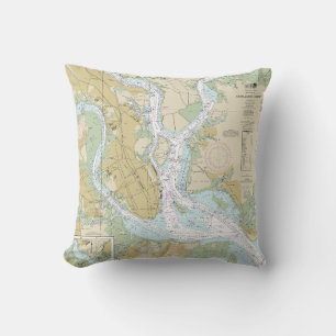 Charleston Harbour Nautical Chart 11524 Kudde