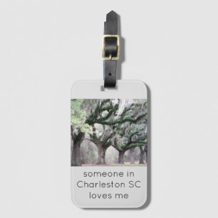 Charleston Kärlek Luggage Tag Bagagebricka