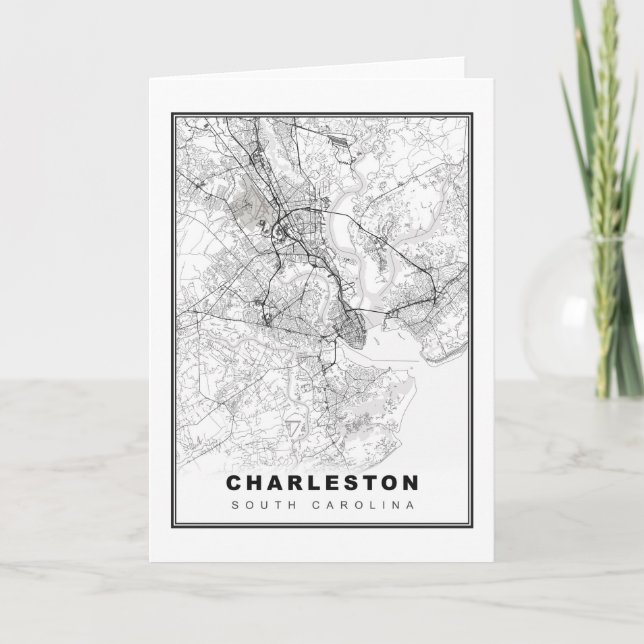 Charleston Karta Kort (Framsida)