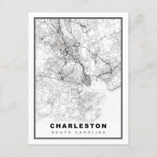 Charleston Karta Vykort