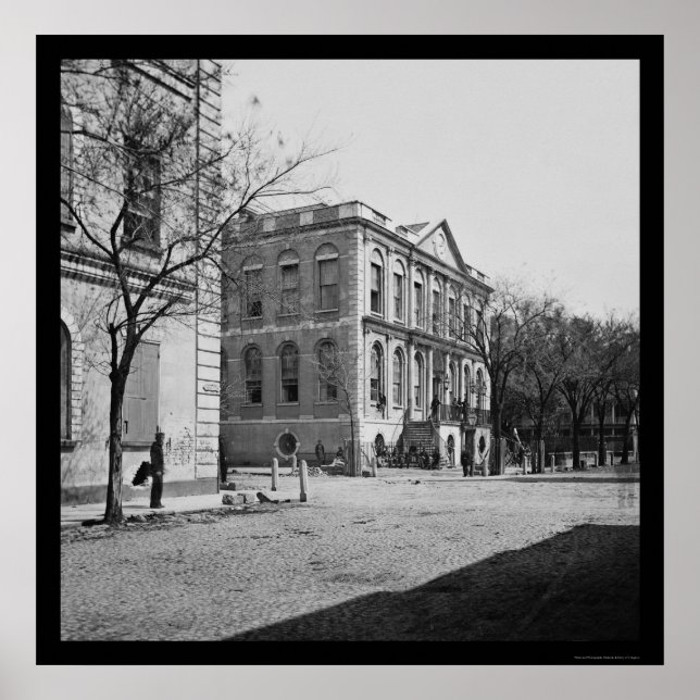 Charleston kommun, SC 1865 Poster (Framsidan)