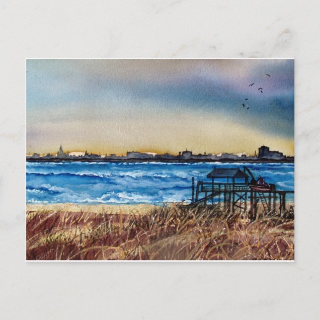 Charleston Kusten Vykort (Framsida)