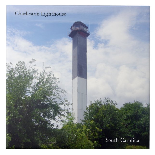 Charleston Lighthouse-panel Kakelplatta (Framsidan)