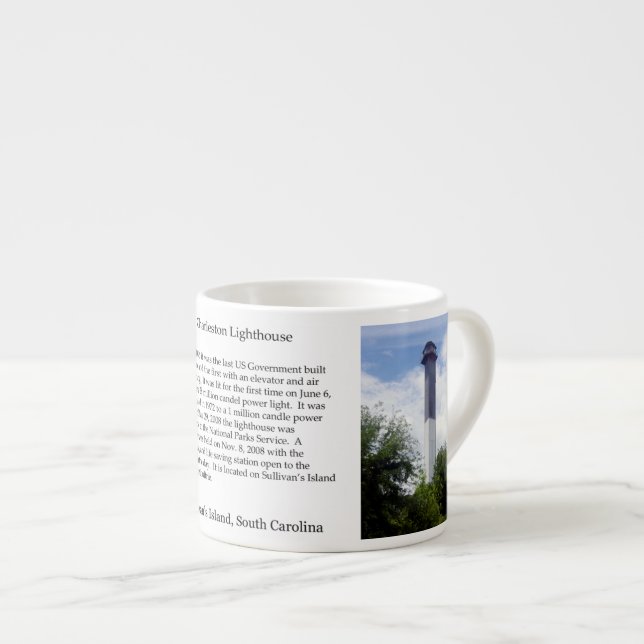 Charleston Lighthouse-specialitet mugg Espressomugg (Framsida höger)