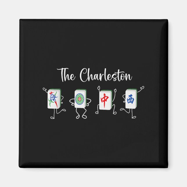 Charleston Mahjong, Funny Mahjong Dance Magnet (Framsidan)