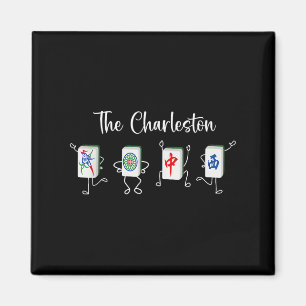 Charleston Mahjong, Funny Mahjong Dance Magnet