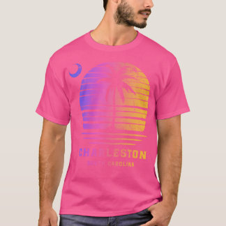 Charleston Palmetto Träd South Carolina Vacations T Shirt