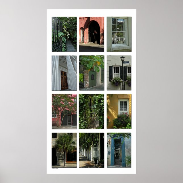 Charleston Portaler Photo Poster Skriv ut (Framsidan)