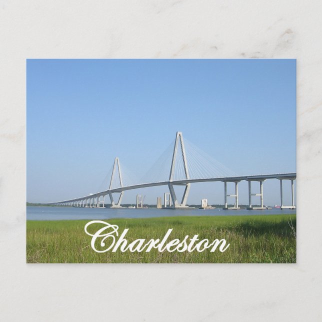 Charleston Ravenel överbryggar Vykort (Framsida)
