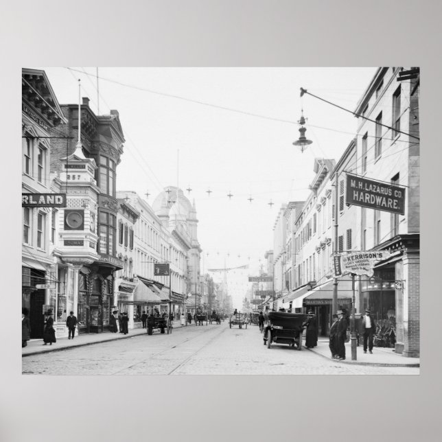 Charleston, SC, 1910 Poster (Framsidan)