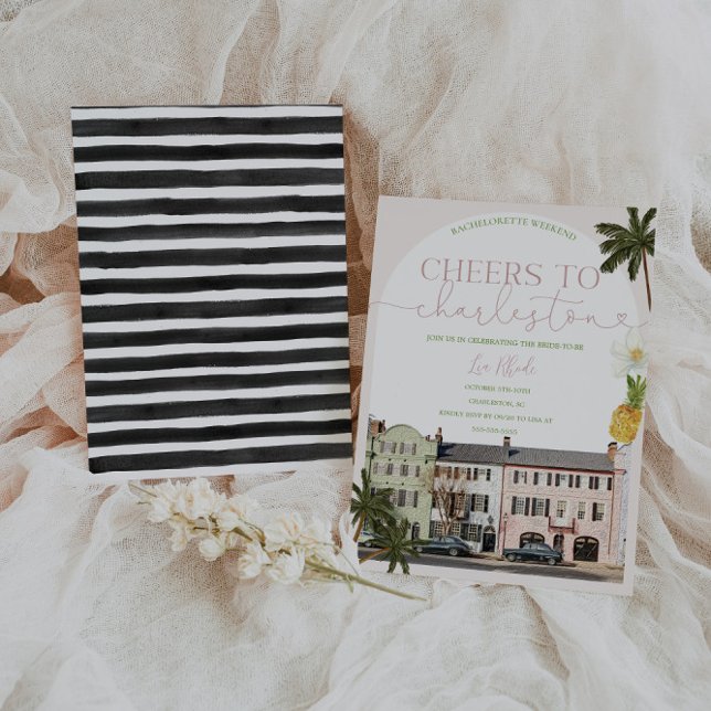Charleston SC Bachelorette-inbjudan Inbjudningar (Skapare uppladdad)