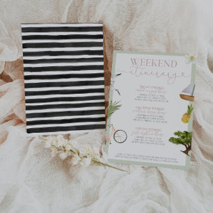 Charleston SC Bachelorette Itinerary Inbjudningar