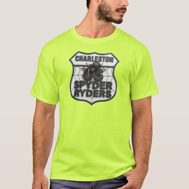 Charleston SC Kapitel - 3D-logotyp 2 Fram T Shirt (Framsida)