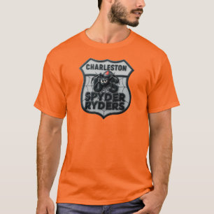 Charleston SC Kapitel - 3D Logotyp Fram T Shirt