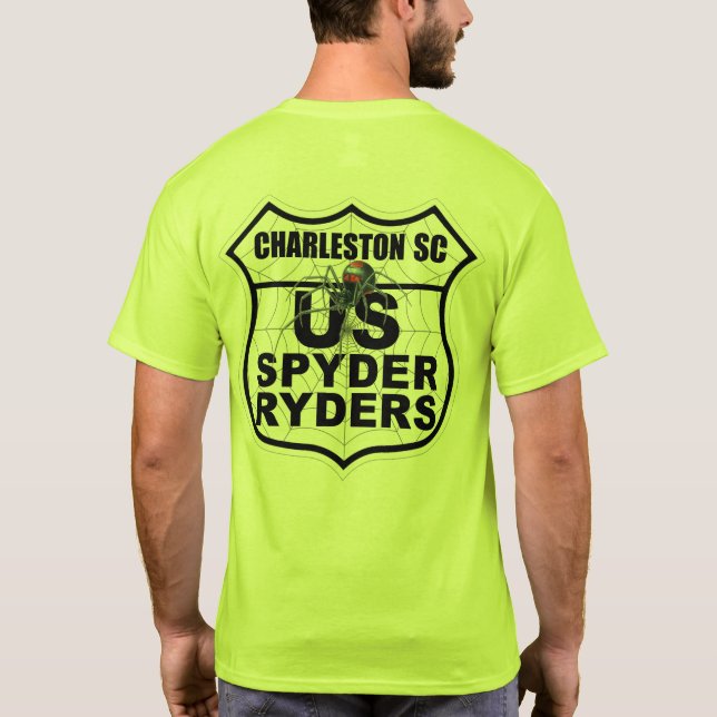 Charleston SC Kapitel - Logotyp 2-sidig överföring T Shirt (Baksida)